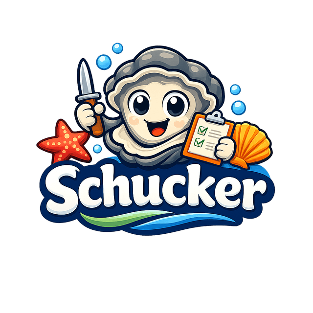 Shucker mascot logo